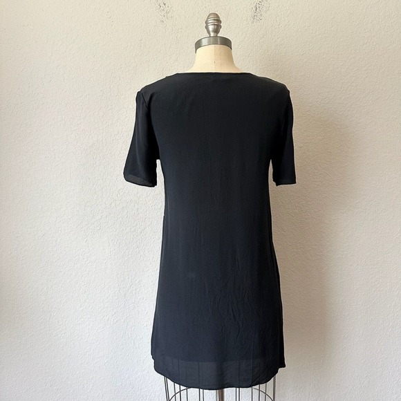 ANTHROPOLOGIE MATISON STONE Aztec Print Silk Mini Shift Dress Multi - Picture 5 of 8